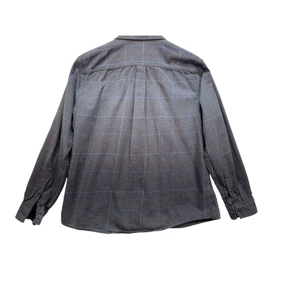 Eddie Bauer Classic Fit Mens Large Button-Up Shirt Gray Blue - Picture 10 of 10